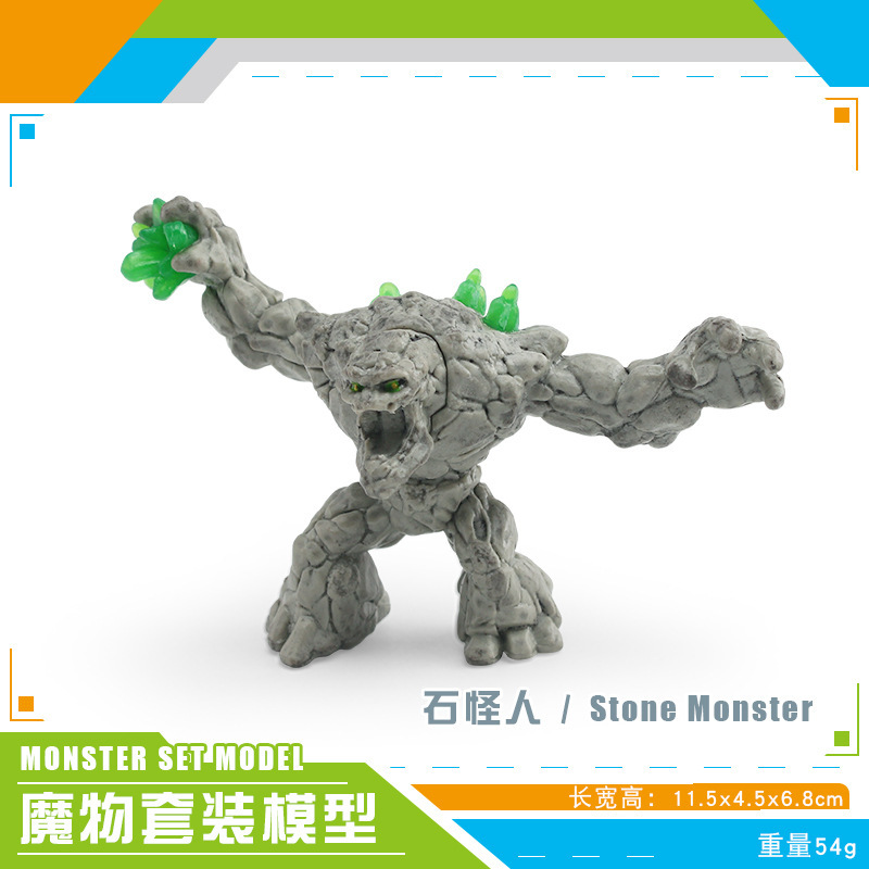 Simulación transfronteriza mitología occidental modelo de bestia marino hombre de nieve de hielo espada diente tigre monstruo hombre lobo decoración juguetes
