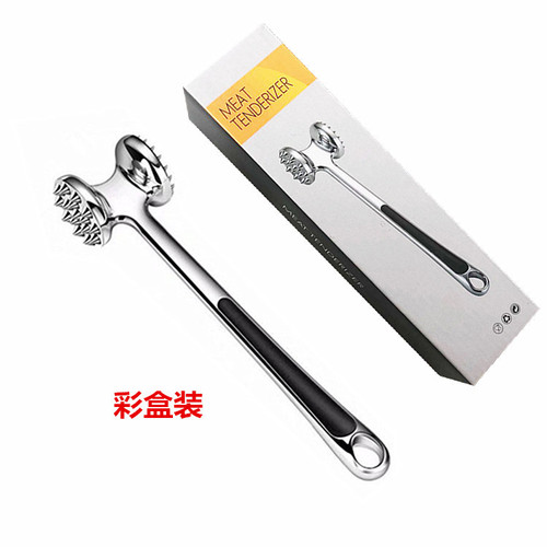 E-commerce cross-border Amazon meat hammer, tenderized steak hammer, loosened meat hammer, shredded tendons, kitchen gadgets and other stainless steel