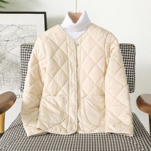 加绒加厚羽绒棉内胆棉衣女短款棉袄冬季内穿打底棉服贴身保暖外套