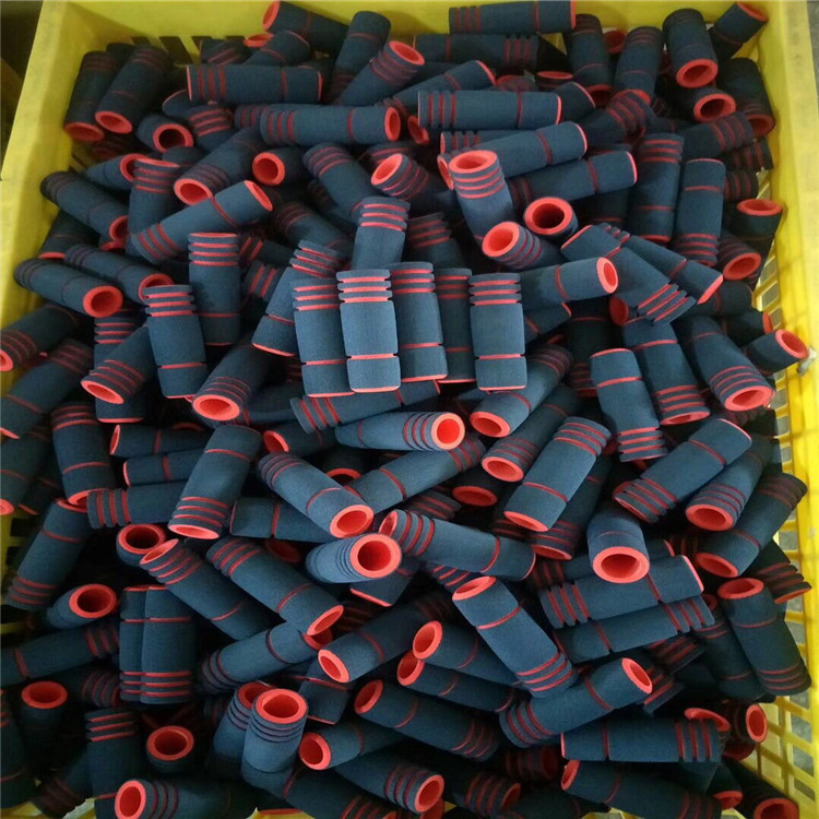 nbr橡塑海绵手把套 黑色光面手柄护套  运动健身器材防滑防护套