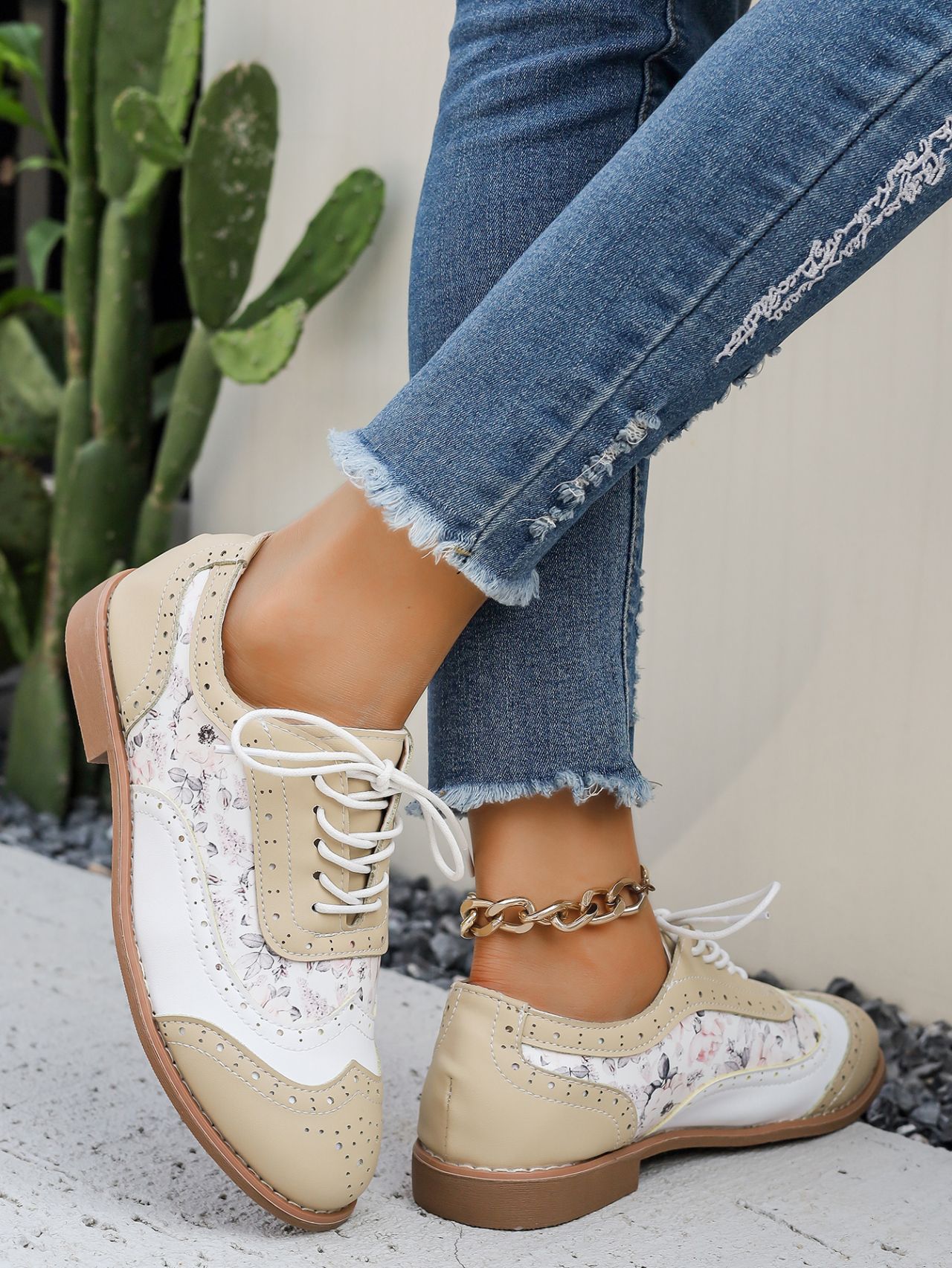 Dámské boty ve stylu brogue, velké velikosti_voghion.com