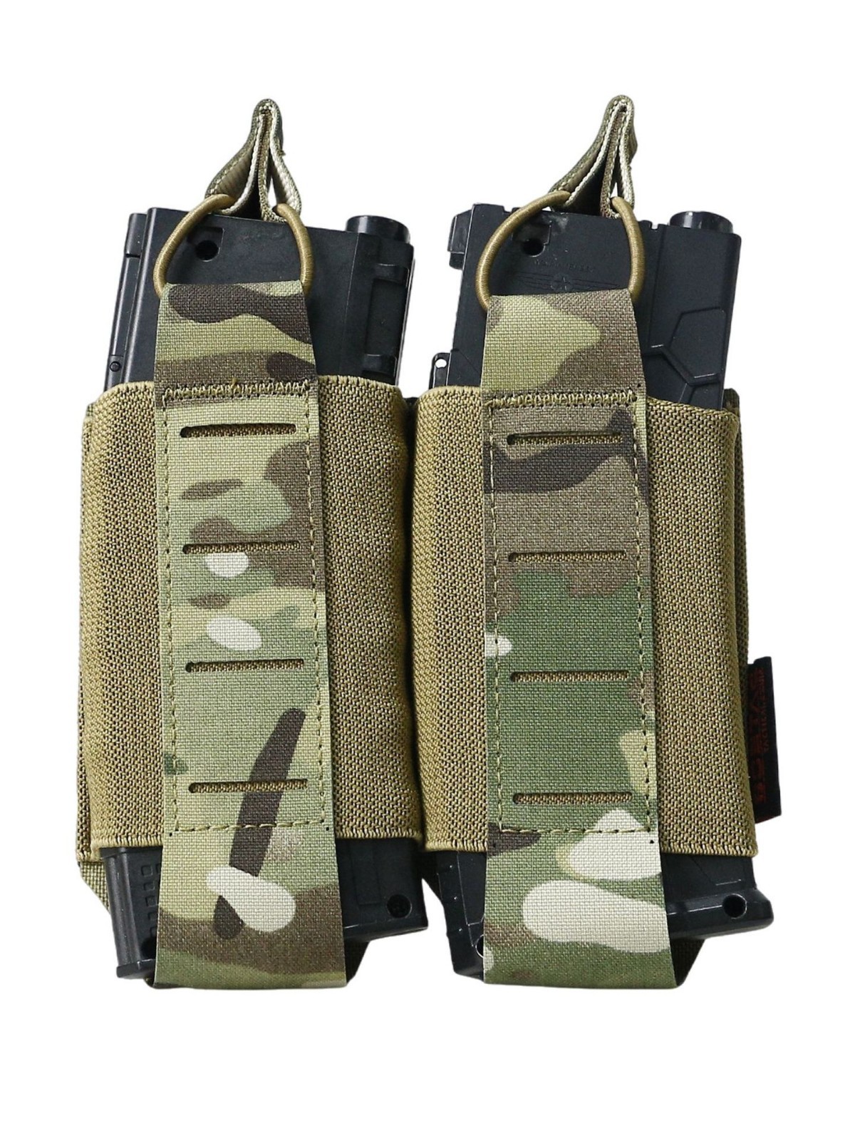 SOETAC-Genuino Tegris M4 doble bolso de cartucho MOLLE camuflado paquete de accesorios de herramientas