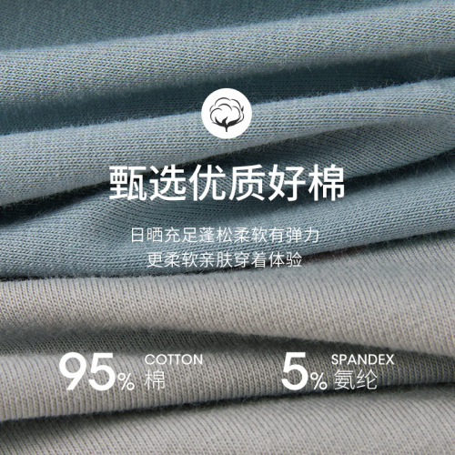 Baonasi new men's underwear pure cotton mesh breathable antibacterial boxer briefs men's spring and summer mid-waist boxer shorts