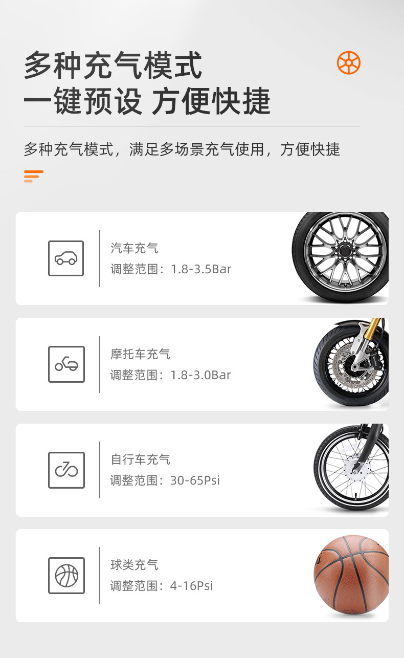 Dual-Cylinder Car Air Pump Portable Digital Display Electric Tire Inflator for Cars Multifunctional 12V Vehicle Air Compressor