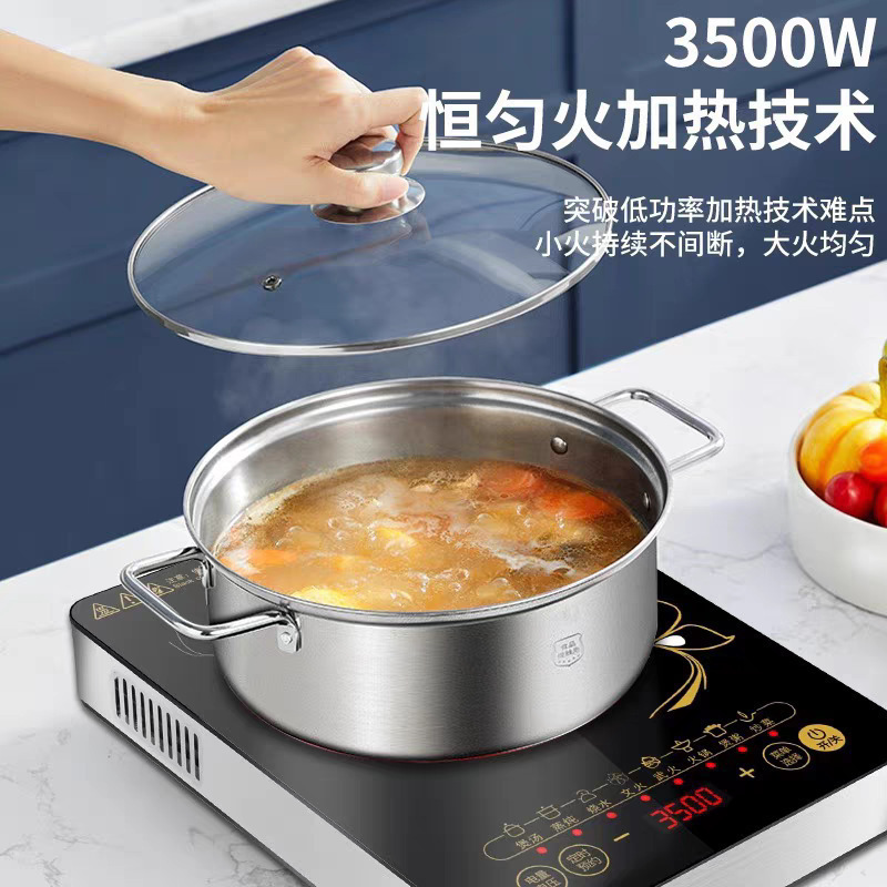 Meimei estufas electromagnéticas domésticas 3500W de alta potencia multifuncional horno de frita de horno de cocina a prueba de agua de ahorro de energía