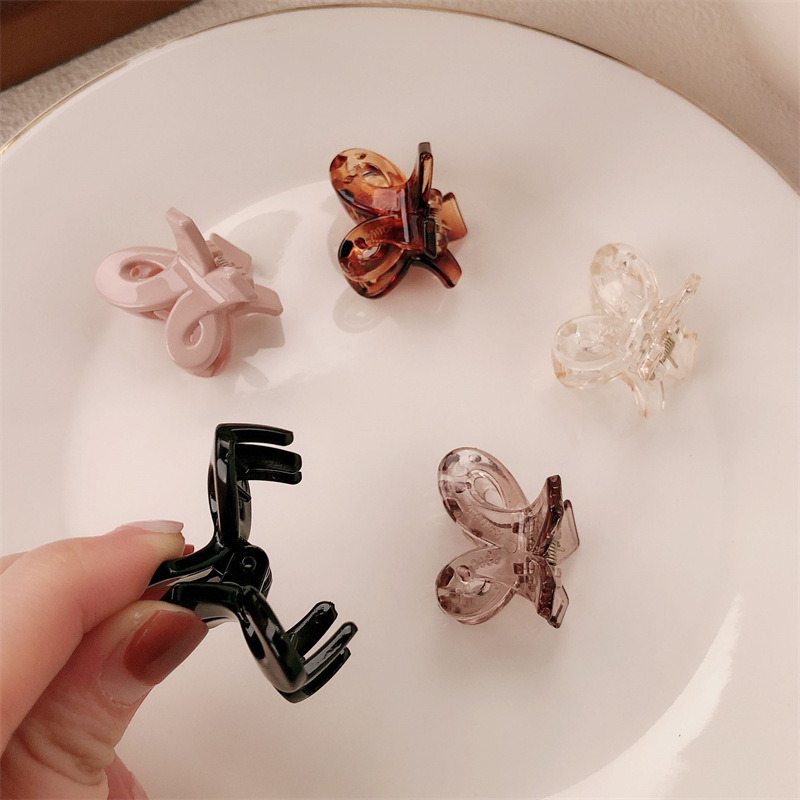 Pequeña mariposa de cabello de mitad de cabello pequeño raspado tocado de cabello de mujer nuevo clip de cabello de alta calidad detrás del cerebro clip de cabello de pez adornamiento para el cabello