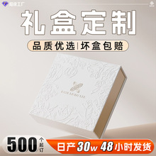 礼盒定制书本包装盒定做高端磁吸礼品盒空盒精美化妆品伴手礼订制