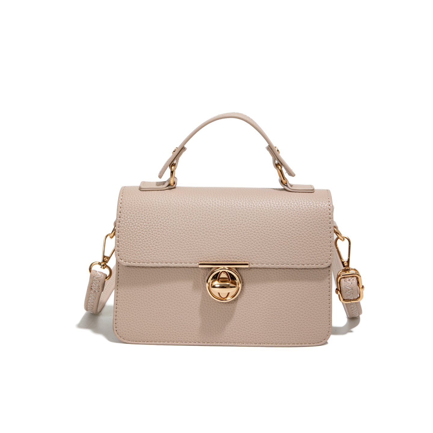Bolso de mochila para mujeres 2025, nuevo tipo transfronterizo de lichi, bolso de mano cuadrado, sensación de alto nivel, lujo ligero, bolso de hombro universal
