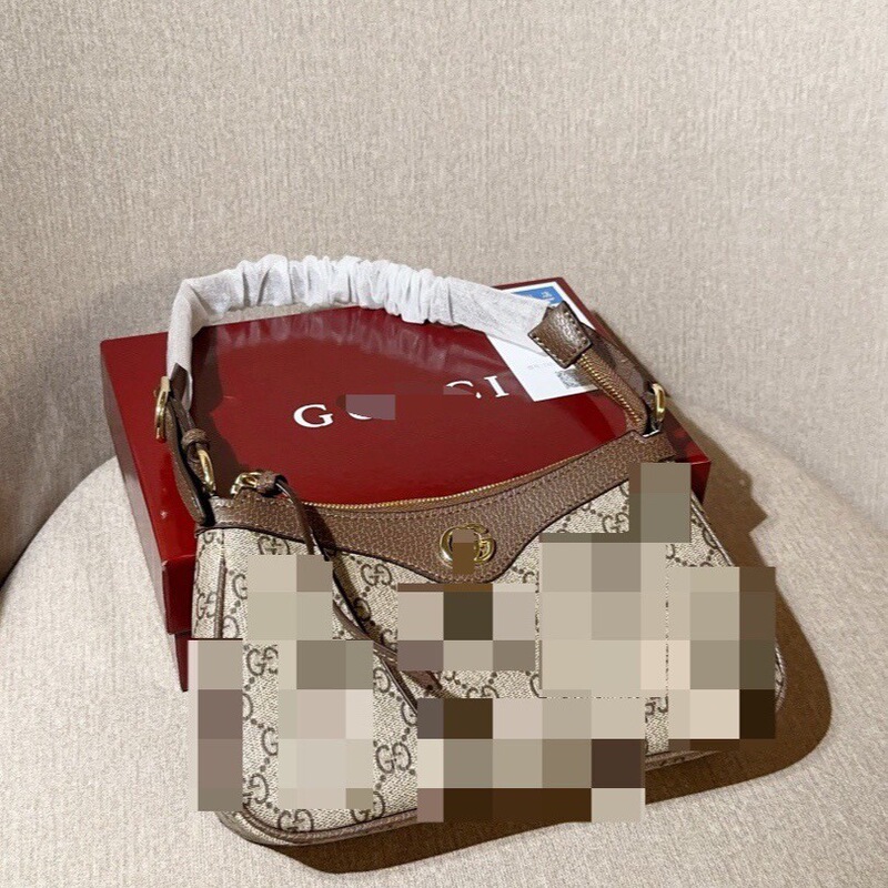 New Gucci Hobo Mahjong Bag Handbag Single Shoulder Underarm Bag Tote Bag Presbyopic Women's Bag Commuting Exquisite