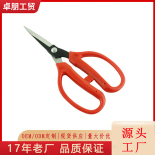 Factory wholesale titanium plated stainless steel scissors home kitchen strong chicken bone scissors Anti Rust tailor scissors ZP-6022T