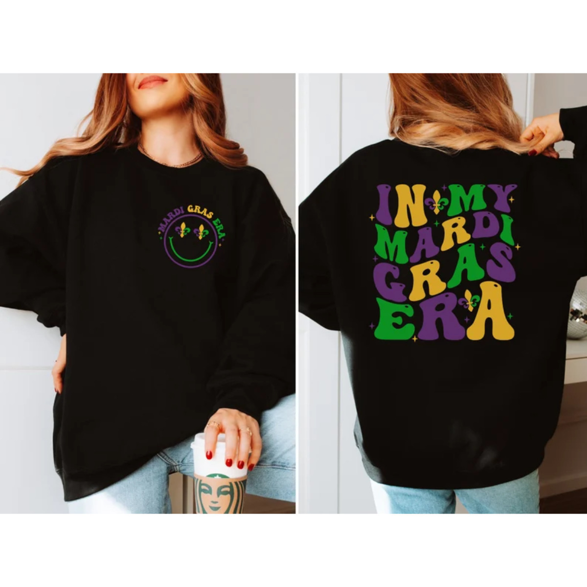En My Mardi Gras Era Shirt Mardi Carnival Sweatshirt Fat Tue