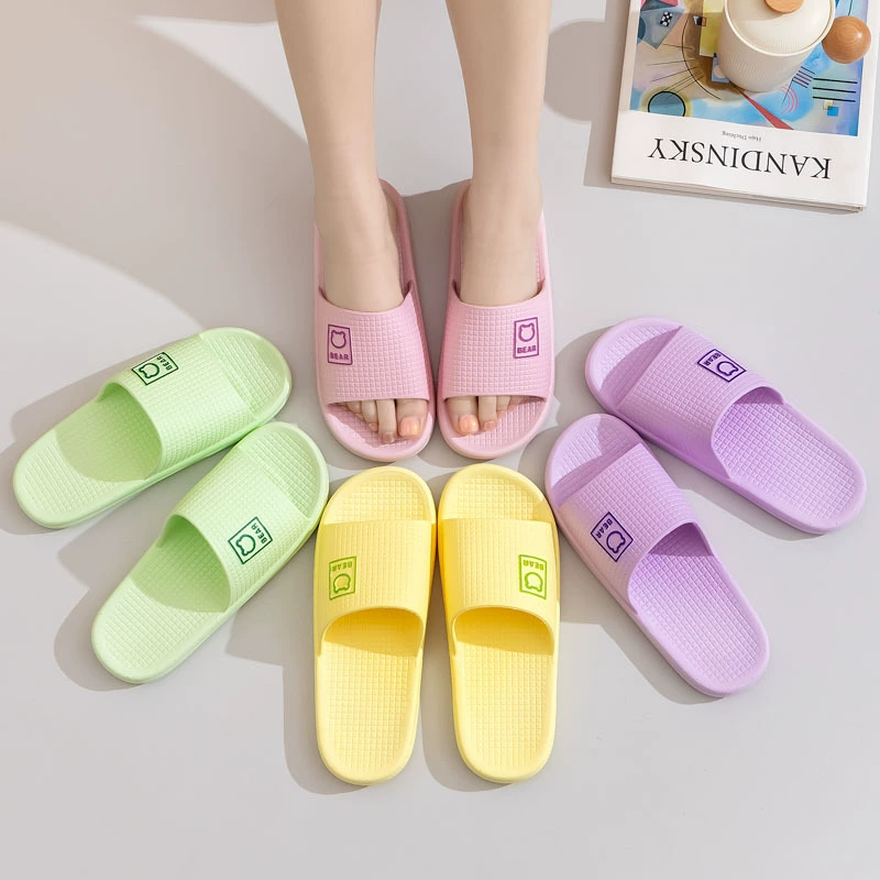 Мужское летнее внутреннее и наружное ношение 2025 новый минималистский модный отель ванная комната для купания нескользящие мягкие тапочки на дне