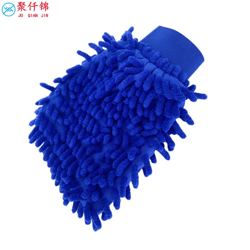 车用洗车手套高密度擦车手套汽车珊瑚绒清洁手套雪尼尔手套