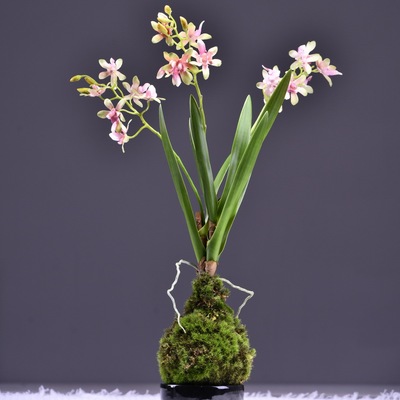 Retro Artificial Flower wholesale high-grade simulation Mini Vanda Bulb Table flowers Open House decorate Artificial flower
