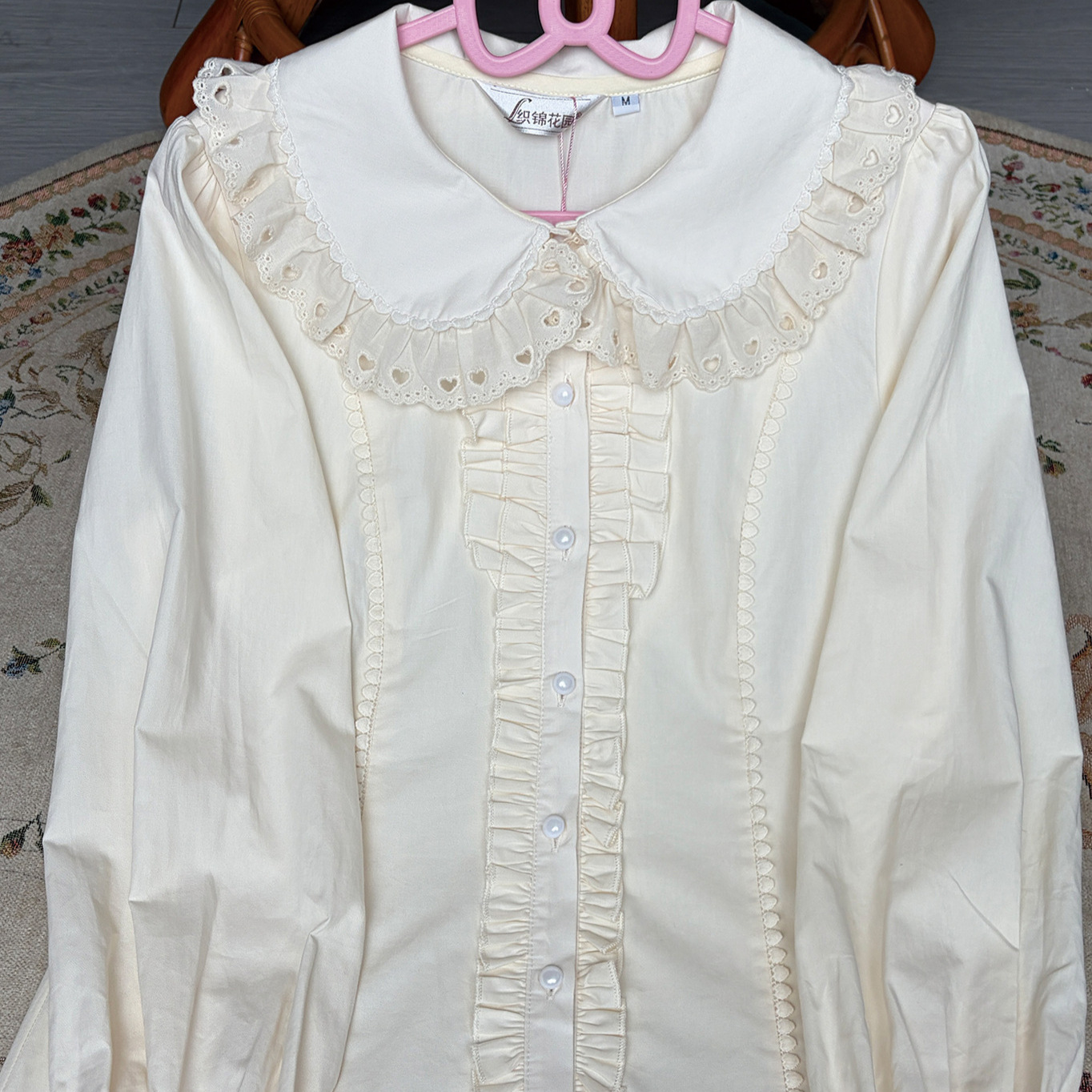 【Sweet Berry Rabbit Short Sleeve Shirt】Zhibunjue Lolita Original Sweet 2026 Summer Doll Collar Strawberry Embroidery