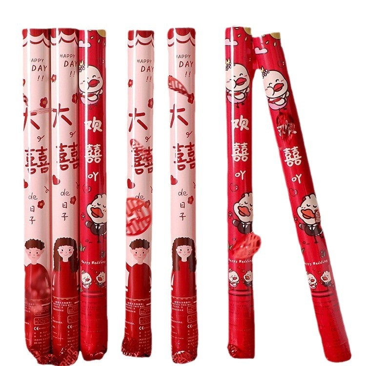 Suministros DE BODA lindo tubo de pulverización boda especial regalo festivo pistola fuegos artificiales cinta boda PISTOLA DE PULVERIZACIÓN de mano barril