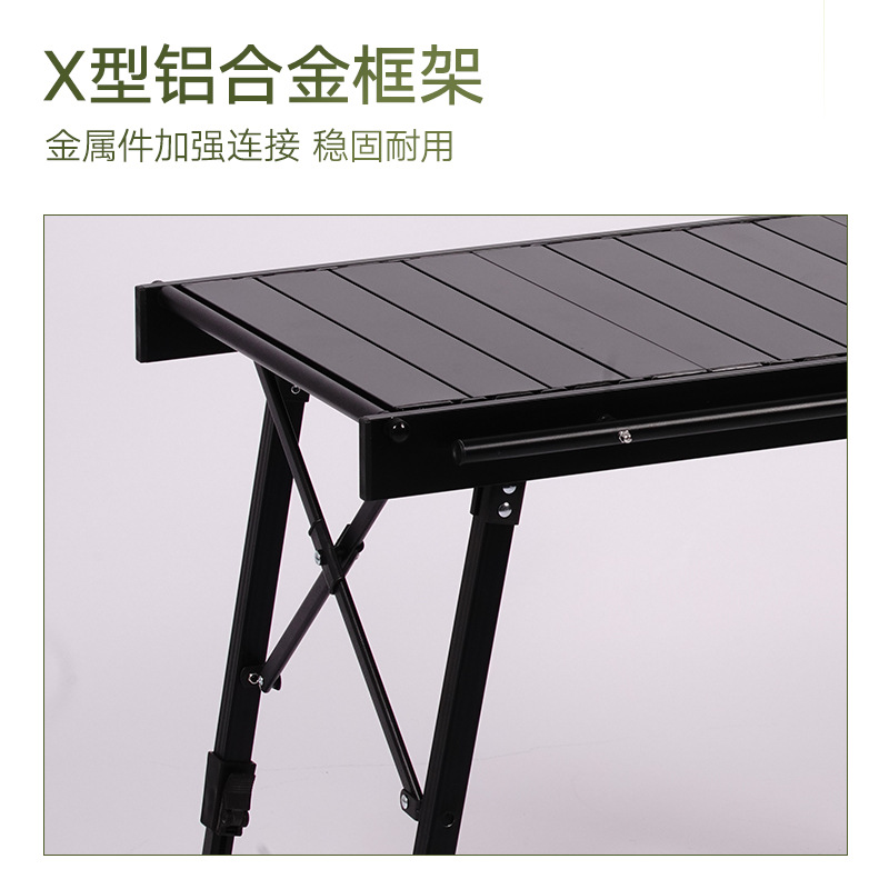 Mesa plegable para acampar al aire libre Mesa IGT multifuncional unidad desmontable Mesa de combinación Mesa de expansión completa Mesa portátil