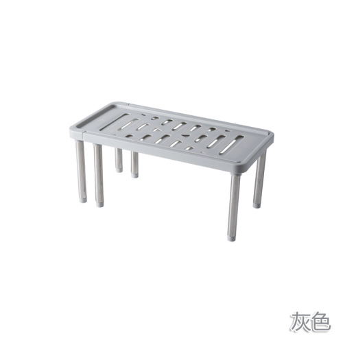 Adjustable Shelf Kitchen Drain Rack Spice Bottle Storage Shelf Cabinet Organizer Double Layer Countertop Storage Shelf