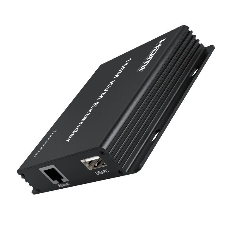 Распределитель HDMI KVM на 150 метров, соединение один к одному, удлинение 1080P, синхронизация клавиатуры и мыши, RJ45 сетевой кабель HD