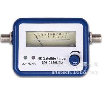 9502 Серебряный фон черное слово синяя оболочка спутниковая искатель звезд SAT FINDER Satellite Finder