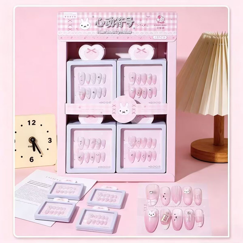 Estampado de ojos de gato con armadura, pegatinas de uñas con gelatina, dibujos animados de estudiantes lindos, desmontables, ponis con armadura image 135