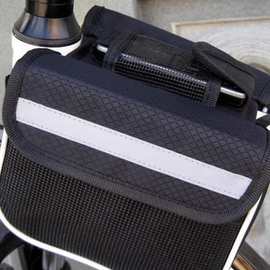 山地自行车骑行便携挂包前置手机袋子收纳小包挎包单车防水前梁包