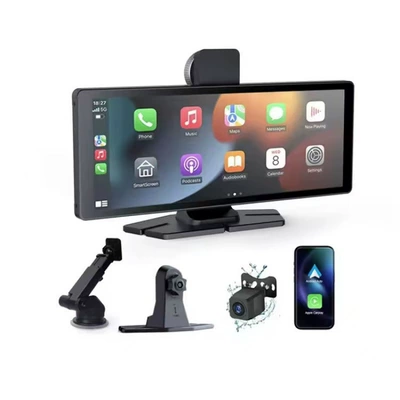 10.26 inch carplay portable screen car MP5 navigation reversing interconnection car Bluetooth player (Car display) - pure-screen-projection-without-lens