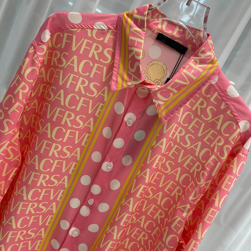 2023 Verano nuevo comercio exterior transfronterizo europeo y americano Camisa de camisa de manga larga de los hombres de impresión digital popular juvenil