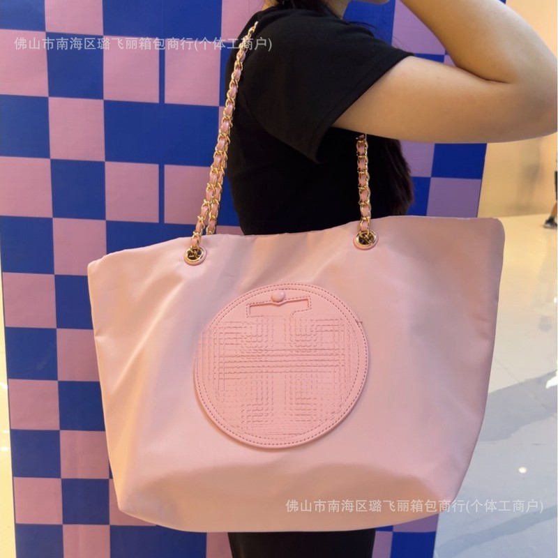 夏日新款Ella同款女包休闲慵懒风托特包手提包简约纯色尼龙大容量|undefined