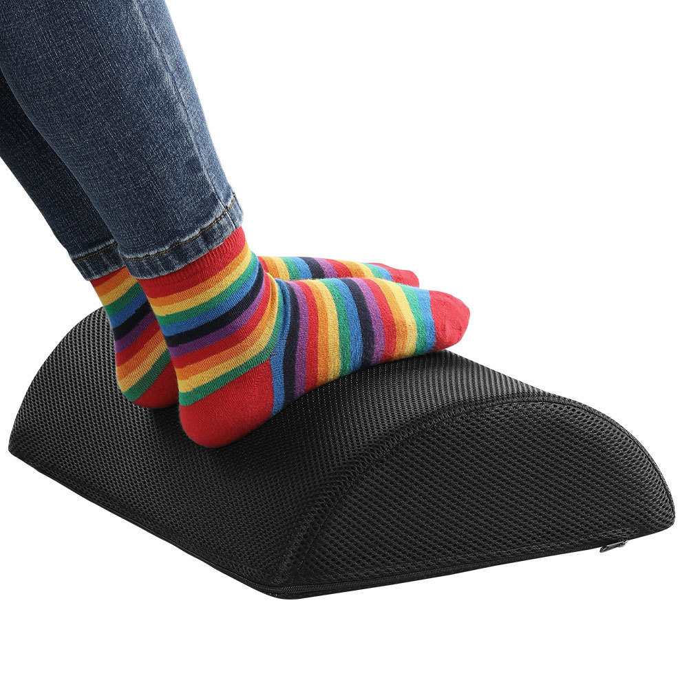 Venta caliente transfronteriza Oficina resto de la almohadilla del pie resto de la pierna almohada reposapiés semicilíndrico almohadilla del pie debajo del escritorio almohadilla pedal almohada