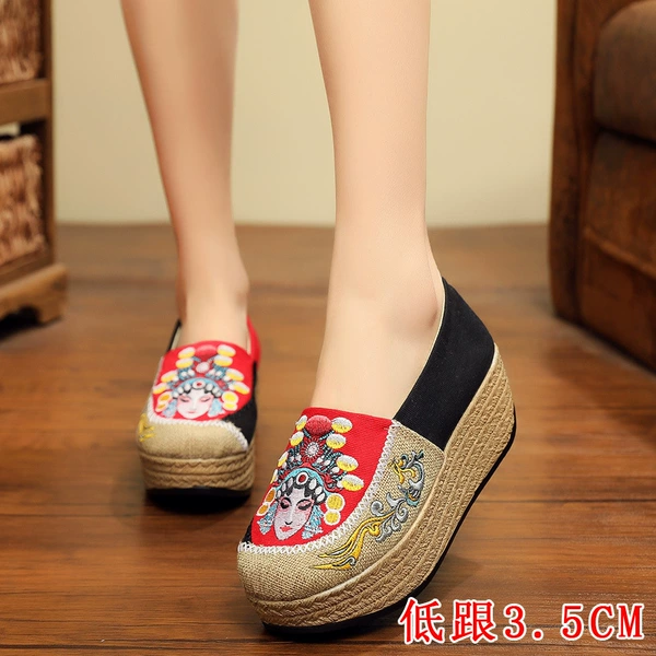 03Red low heel
