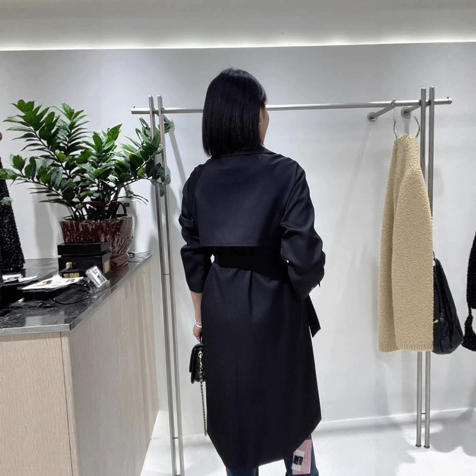 Зеленое осеннее тренч-coat, жакет, британский стиль, для подростков, облегающий