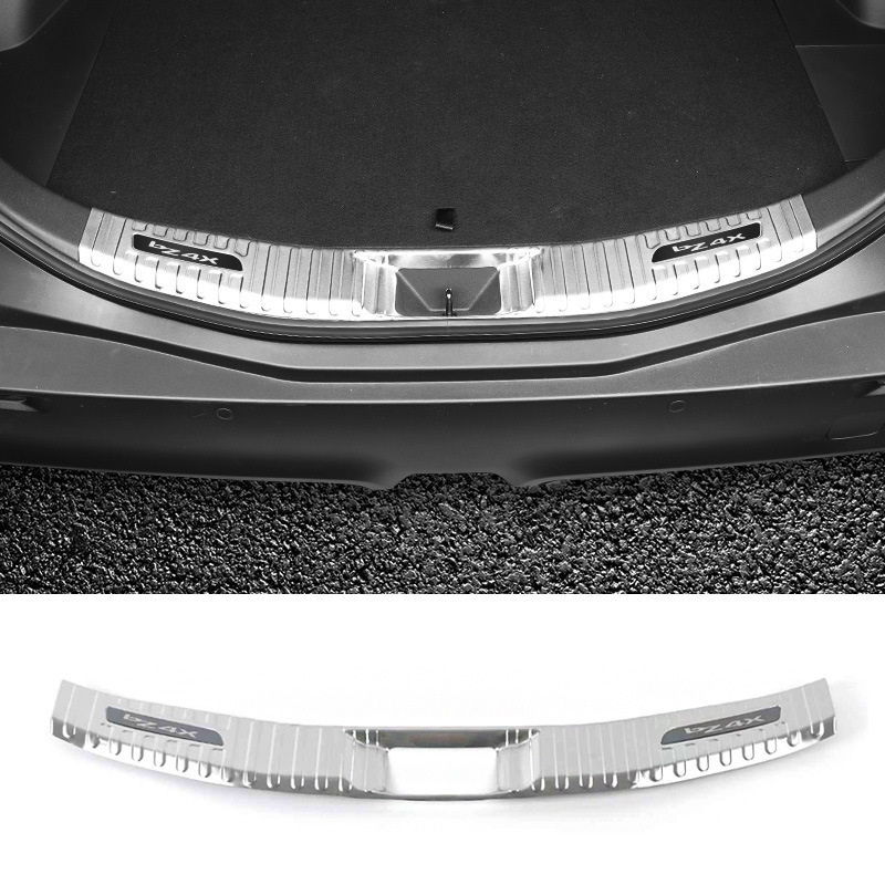 Dedicated to Toyota BZ4X rear guard plate stainless steel rear bumper guard plate modification accessories