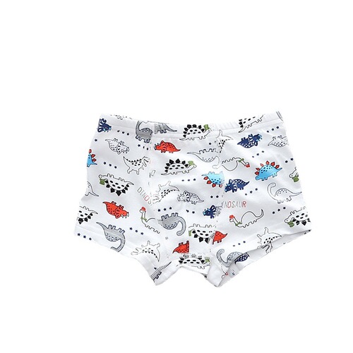 Distribution and distribution of four-season hygienic bottoming, sweat-absorbent, breathable and comfortable, ammonia cotton elastic flat underwear for boys and girls, boxer briefs
