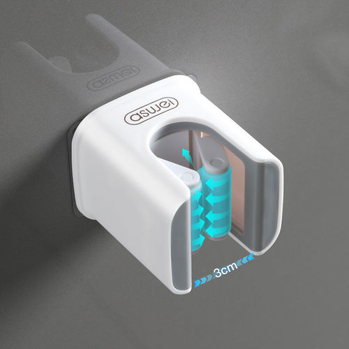 Traceless mop rack, broom card holder, household hook, traceless punch-free mop clamp, bathroom wall hanging bracket