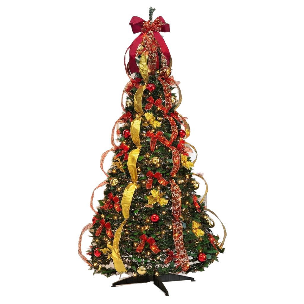 Pop-up árbol de Navidad 1.8m fábrica directa clásico árbol de Navidad plegable árbol de Navidad