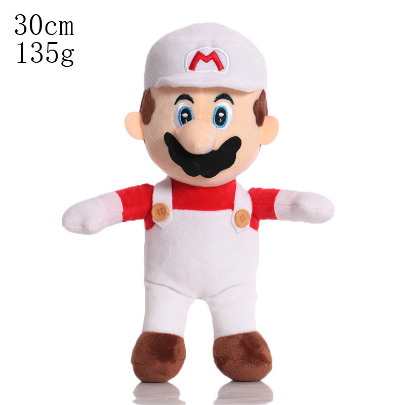 批发Super Mario玛丽马里奥蘑菇毛绒公仔玩偶8寸抓机娃娃|undefined