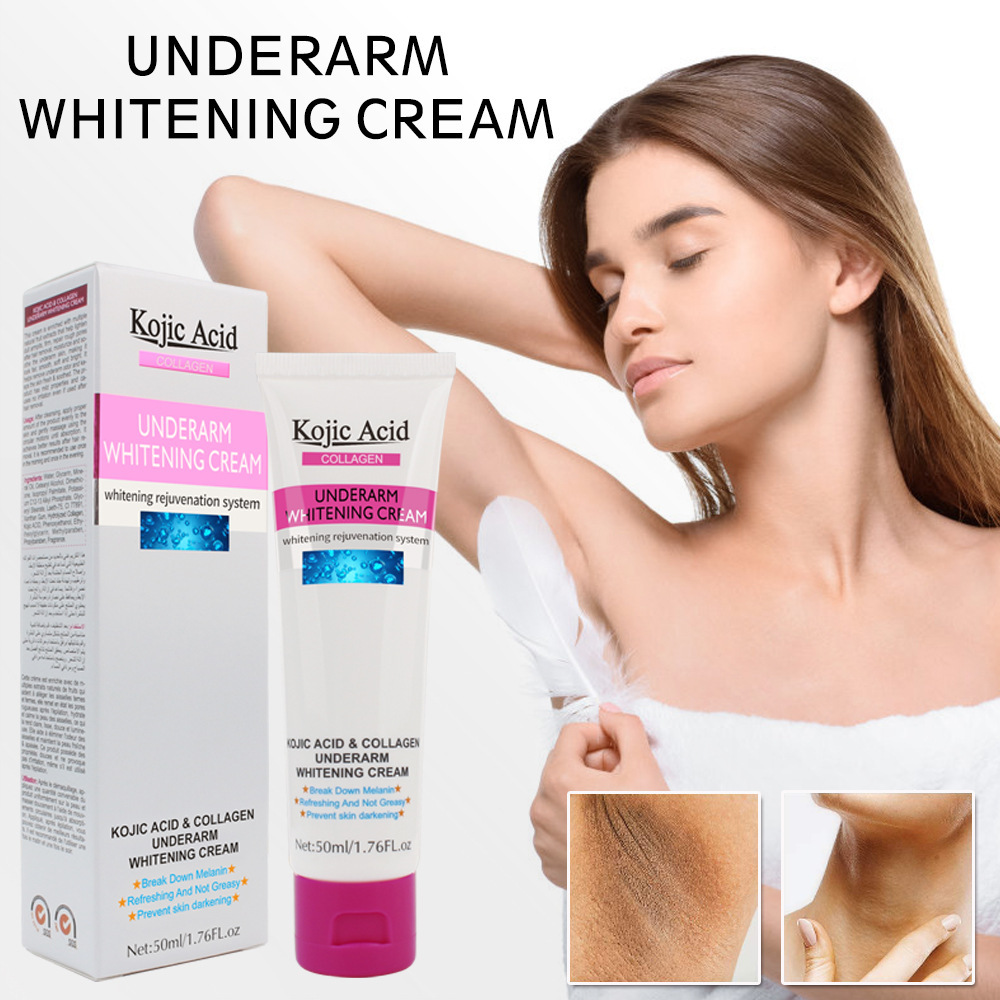 Aisselle Qu sour pour la crème éclaircissante, hydratante, désodorisante et anti-transpiration des aisselles, crème blanchissante pour le corps_voghion.com