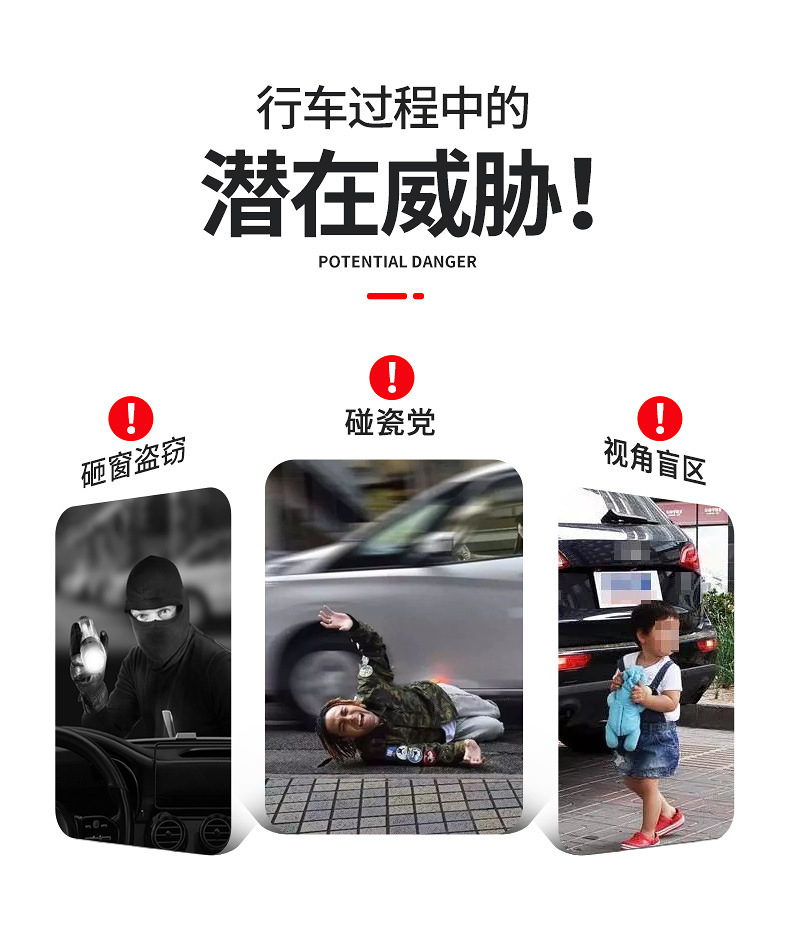 Vehicle-mounted infrared waterproof hemispherical camera 180 ° Ultra wide angle IP69K waterproof camera metal material 12V