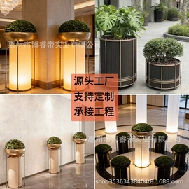 排椅、等候椅;景观雕塑;花盆容器