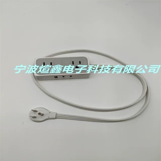 Sleek Socket插座带线遮瑕膏套件,扁平延长带多插座电源带USB接口