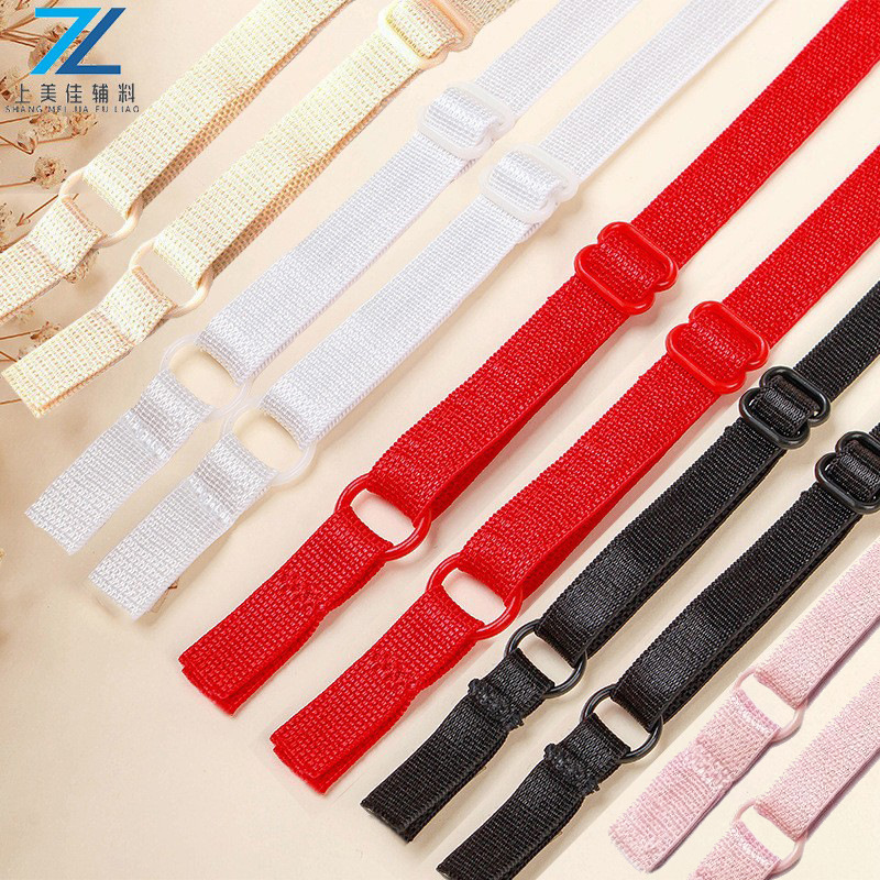 【Shangmeijia】Underwear Elastic Shoulder Strap Adjustment Anti-Slip Strap Elastic Market Shoulder Strap Bra Strap Manufacturer Wholesale