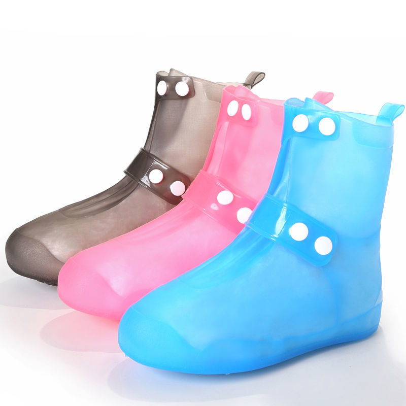 雨鞋套防水雨天鞋套防水硅胶鞋防雨脚套防滑加厚耐磨下雨男女雨靴|ms