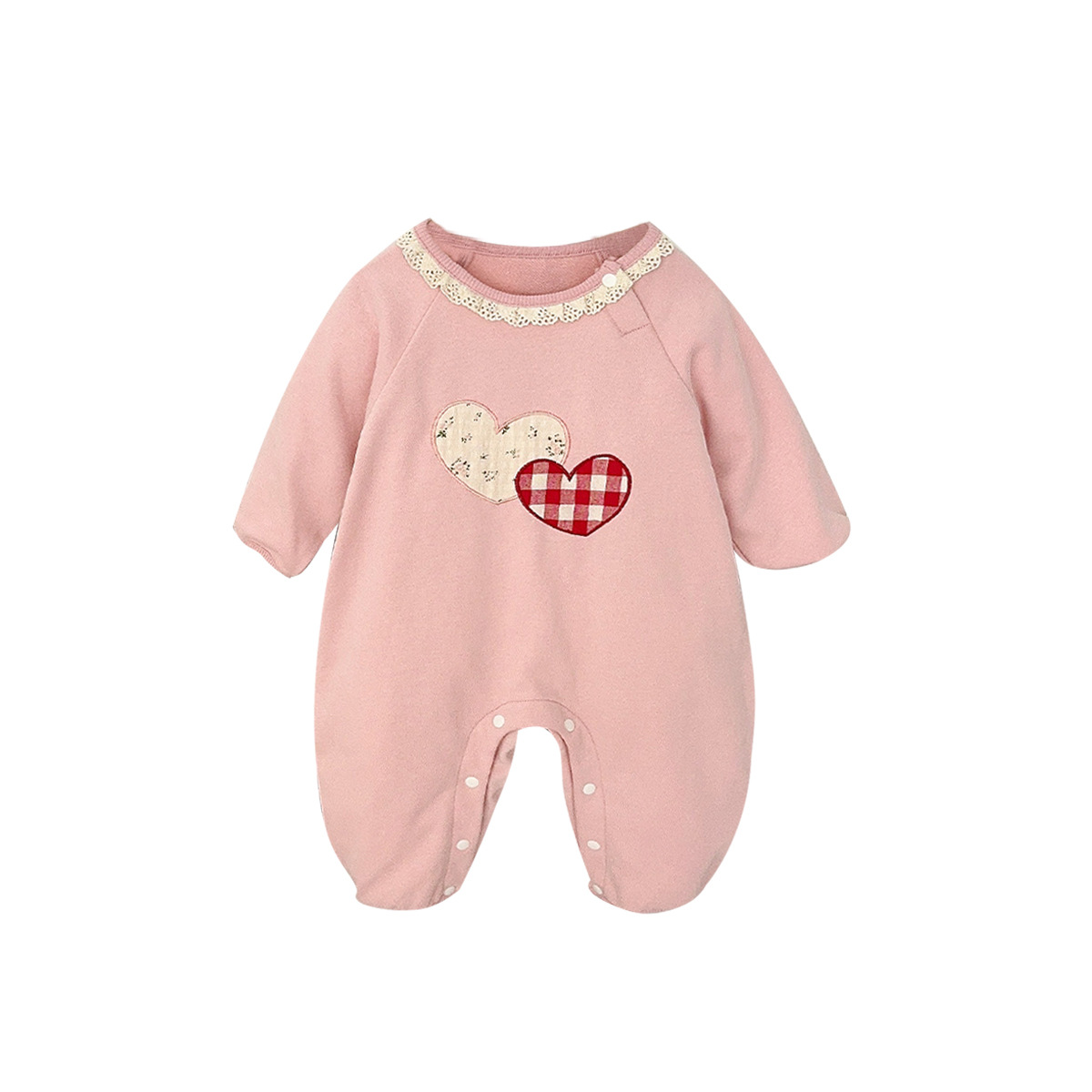 Ropa para niños coreanos mono de bebé primavera 0-1 años de edad bebé mameluco lindo súper lindo ropa de hogar a gatear