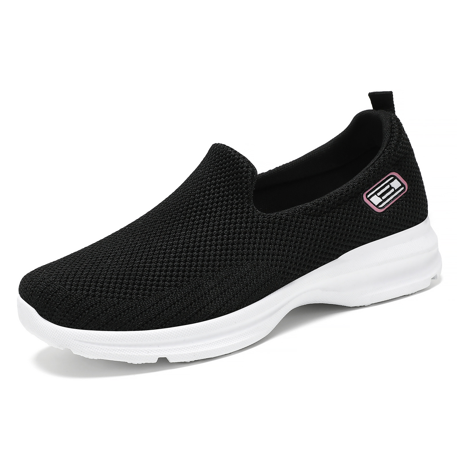 Zapatos de mujer zapatos casuales pequeños procesamiento personalizado un solo pedazo de zapatos de malla superficial zapatos de madres mayores zapatos al por mayor