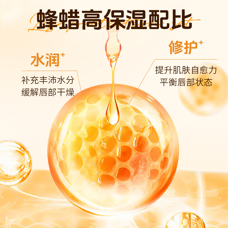 Life Girls Honey Word Lip Protector Set Lip Oil Lip Mask Humectant Otoño Invierno Lip Balm Mujer image 4
