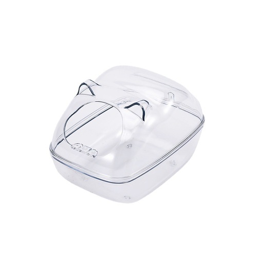 Hamster golden bear toilet bathroom marshmallow golden bear bath tub sand urine sand anti-splash pet supplies nest