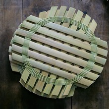 纯手工竹制蒸锅架子蒸垫传统蒸架家用蒸肉蒸蛋蒸鱼用竹隔水