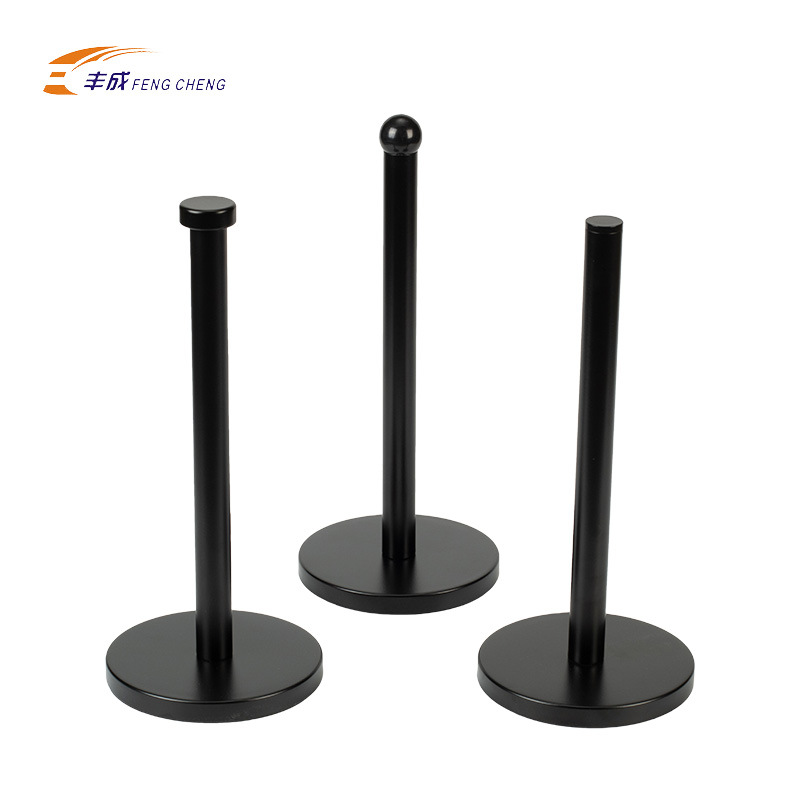 Cross-border Stainless Steel Black Vertical Tissue Holder Toilet Bath Kitchen Hall Cylindrical Paper Holder Tissue Storage Paper Holder