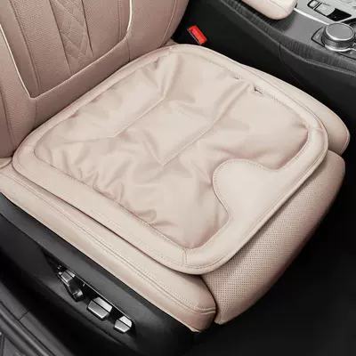 Seat cushion, seat cover winter single-piece Mercedes-Benz BMW Audi - creamy-white-single-front-seat-cushion